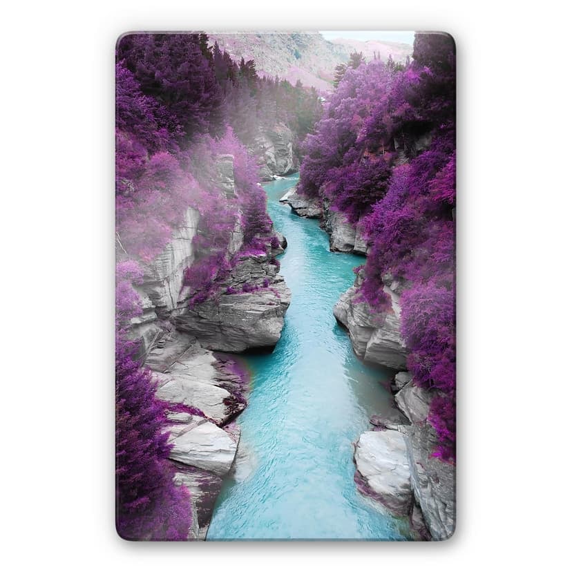 Fiume Kawarau - panoramica