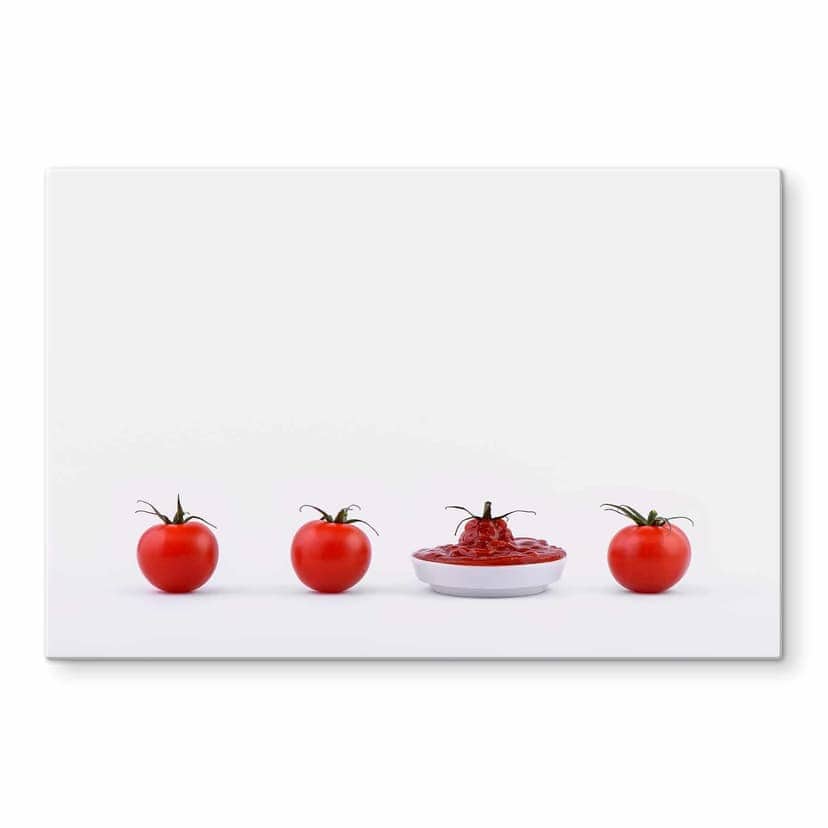 Stampa su vetro Csontos – 4 pomodori