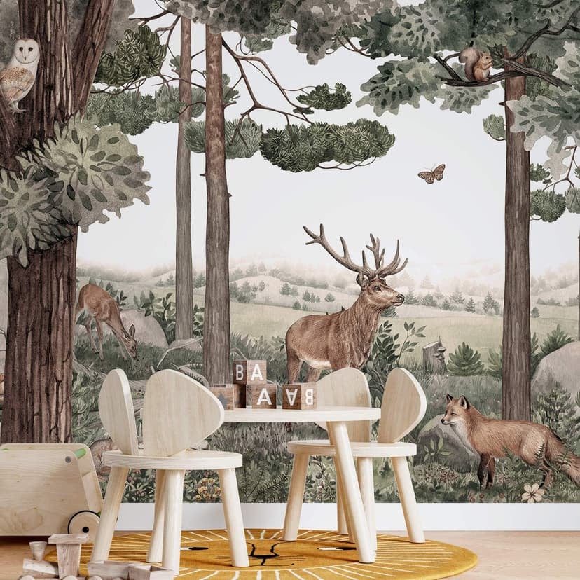 Fotomurale Kikki Belle - Animali nativi della foresta