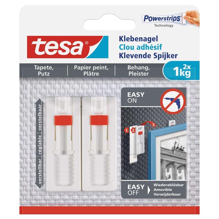 tesa® Gancio adesivo 2x1kg