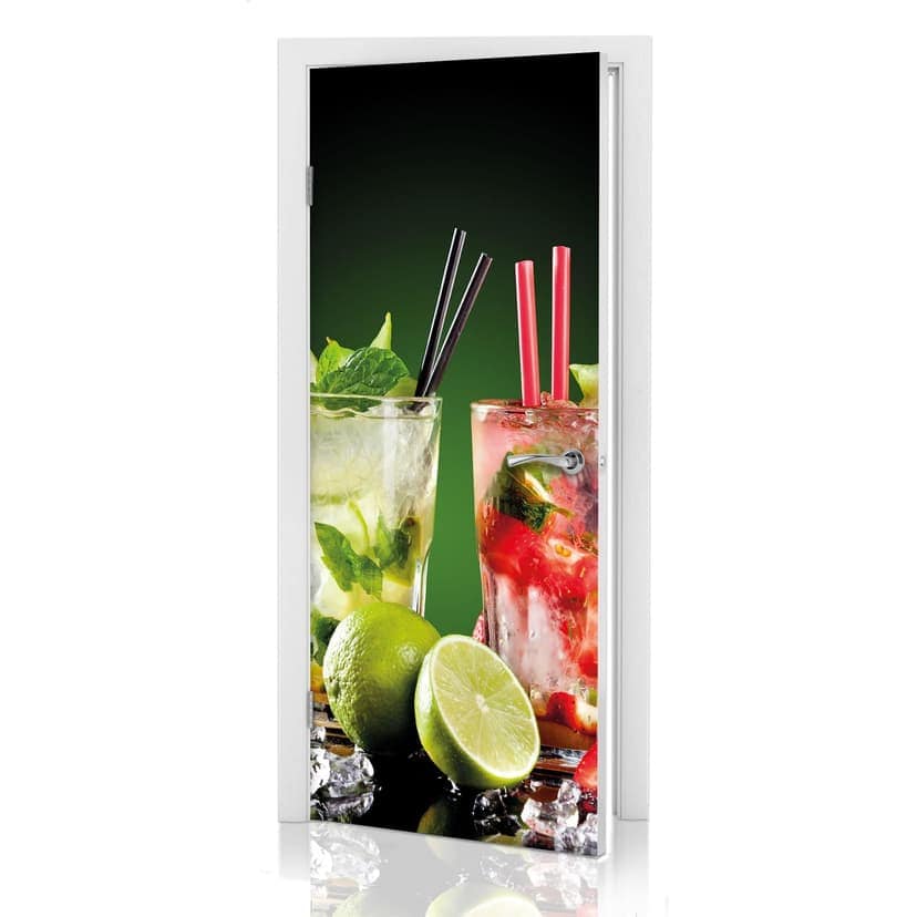 Adesivo per porta - Cocktail Hour 01