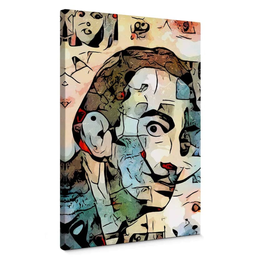 Stampa su tela Zamart - Omaggio a Miró - Sguardo