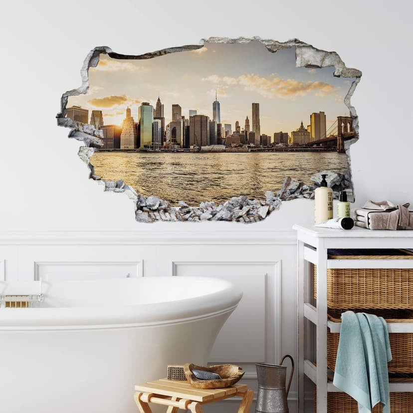 Adesivo 3D – Tramonto a Manhattan