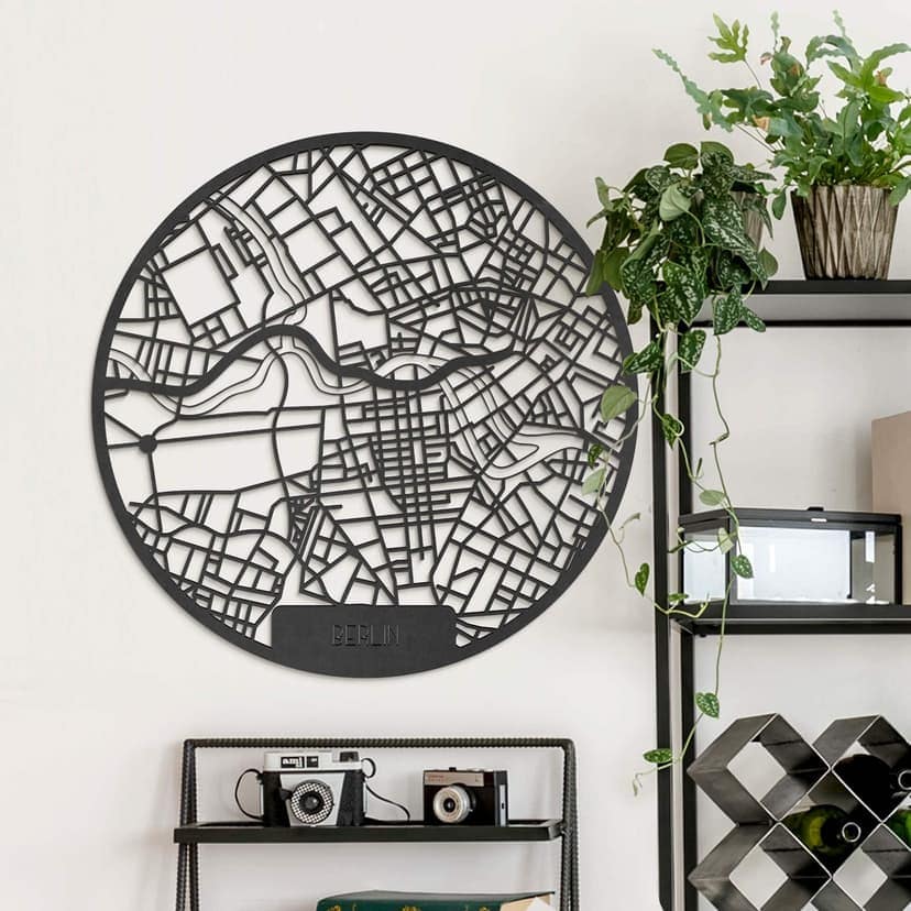 Decoro in MDF - Piantina di Berlino