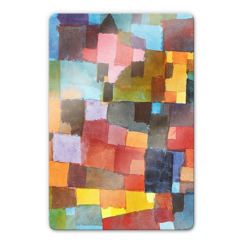 Stampa su vetro - Klee - Architetture dello spazio