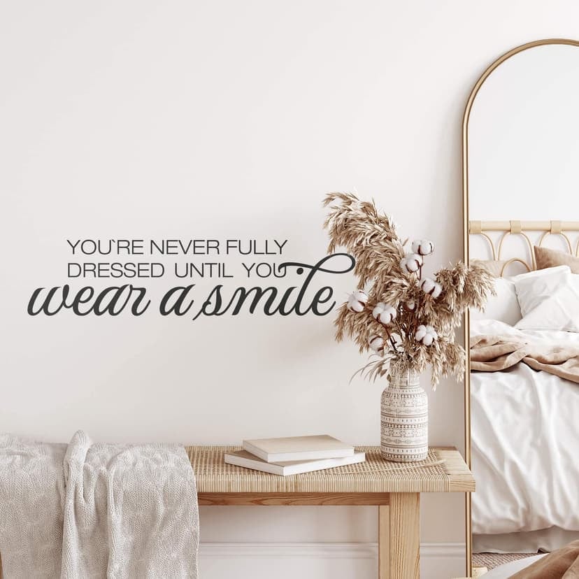 Adesivo murale - Wear a smile