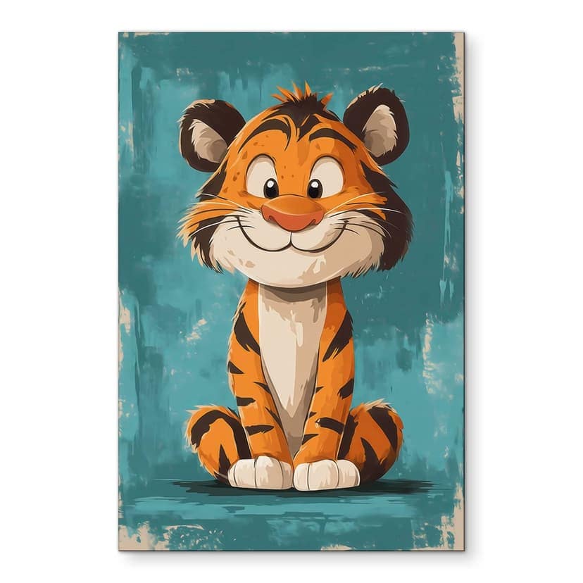 Stampe per pareti con cuccioli di tigre - Magnusson - Alu-Dibond