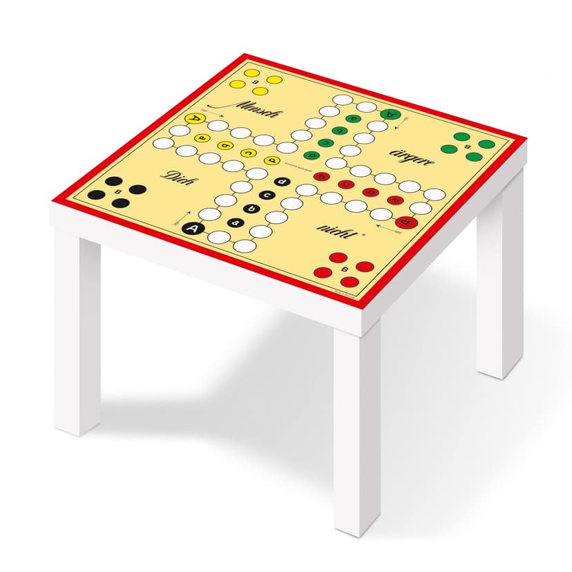 Pellicola adesiva - gioco "non ti arrabbiare!", in quarti, originale