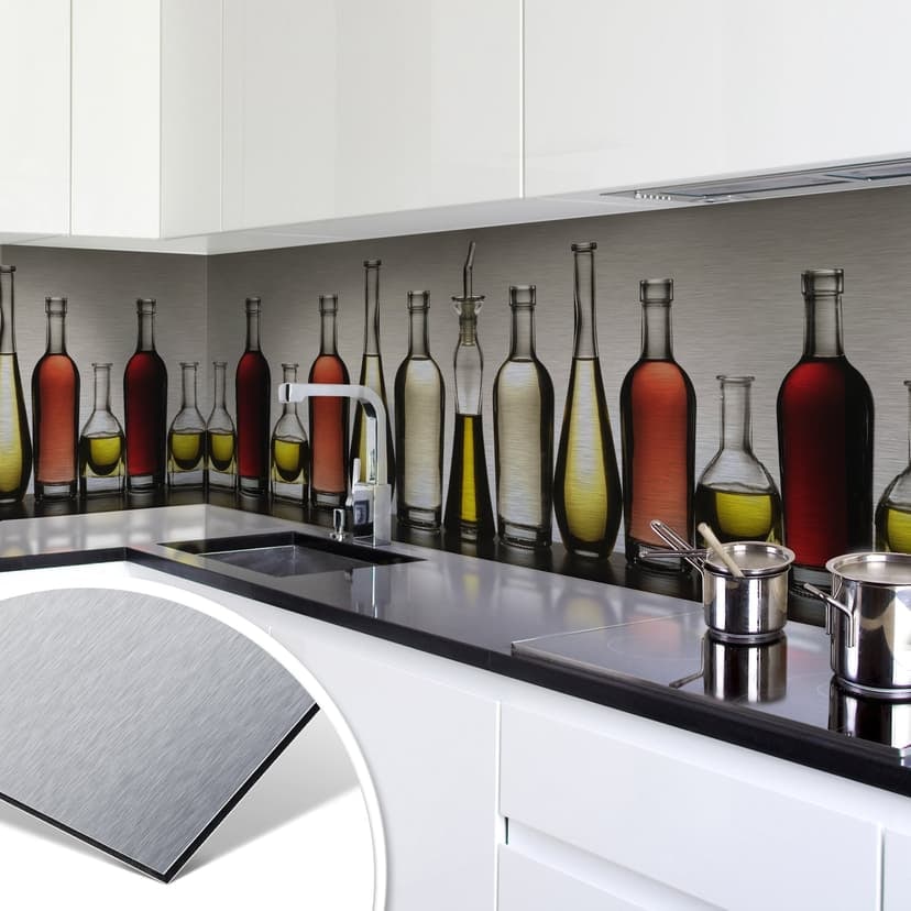 Rivestimento cucina - Alu-Dibond - Olio e Aceto