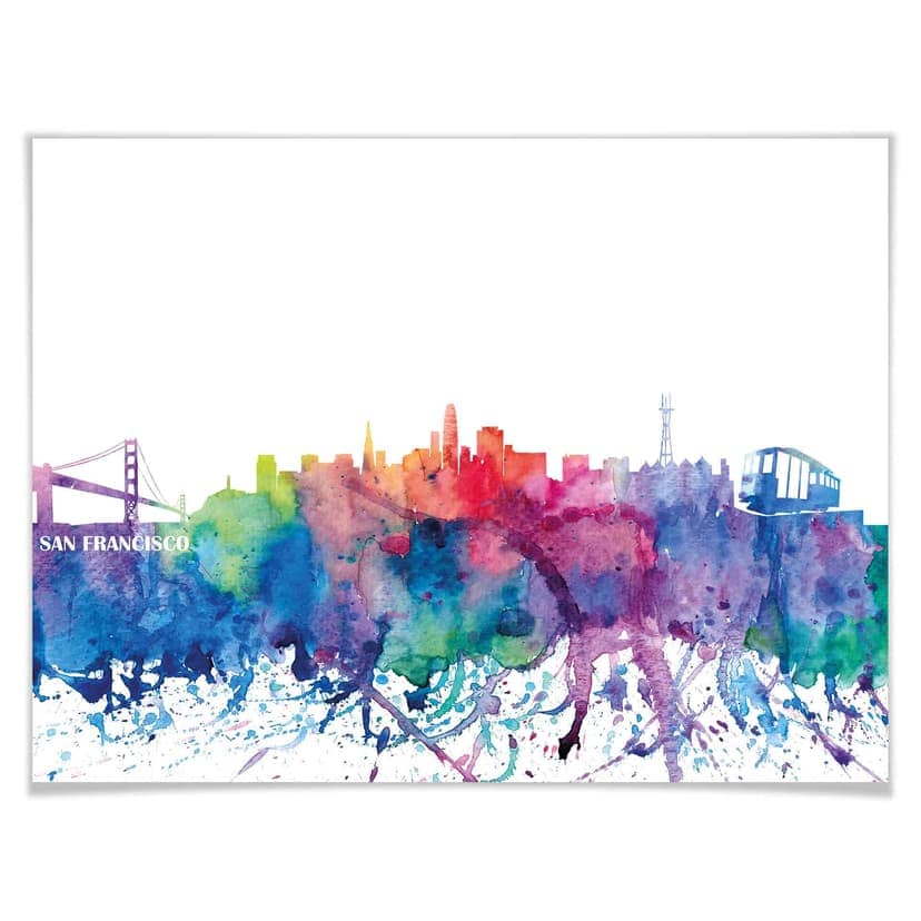 Poster Bleichner - San Francisco Skyline
