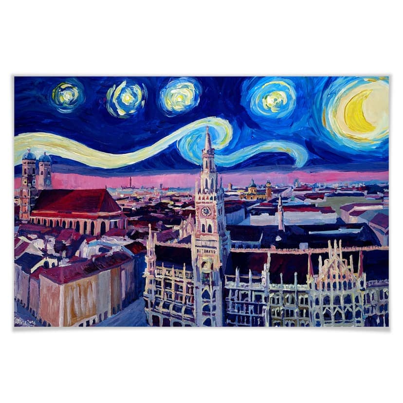 Poster Bleichner - Monaco di notte