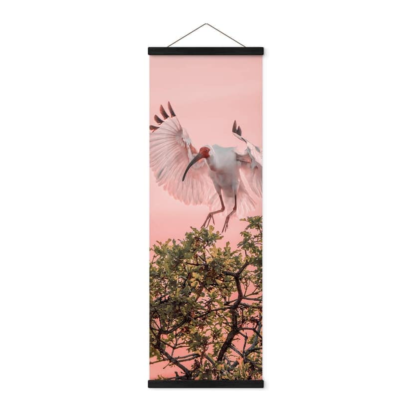 Poster tessile Zhao - Birds at Sunset