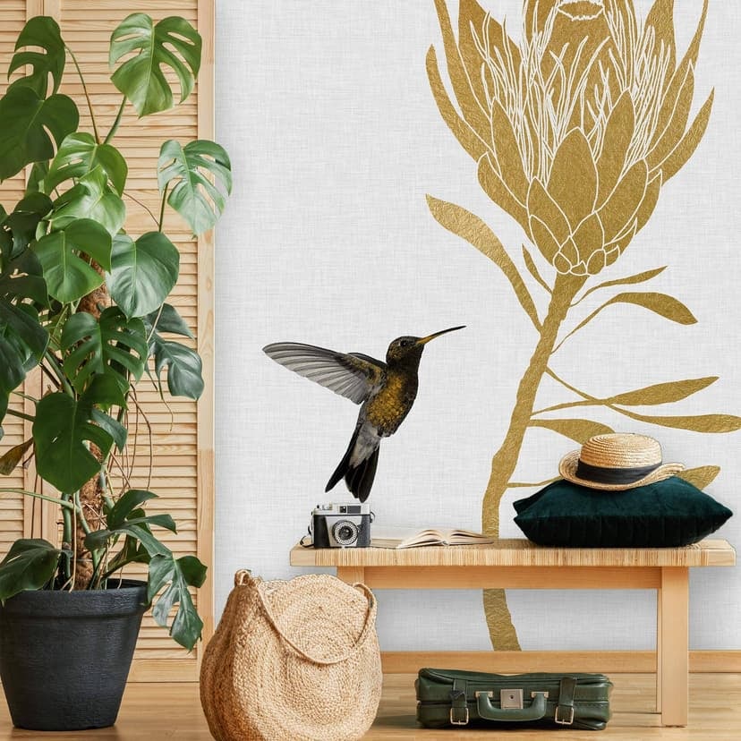 Fotomurale Orara Studio - Colibrì e Fiore