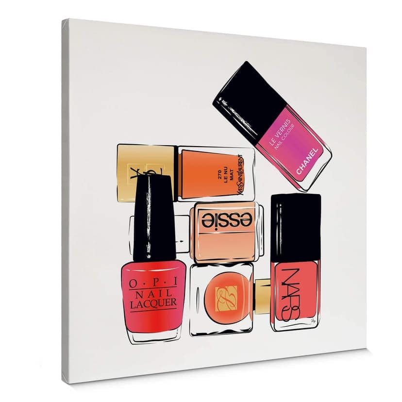 Stampa su tela Martina - Pink Nail Polish