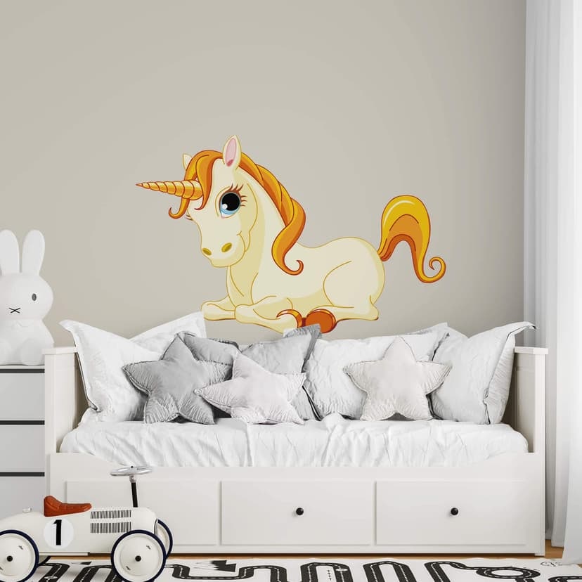Adesivo murale - Unicorno splendente