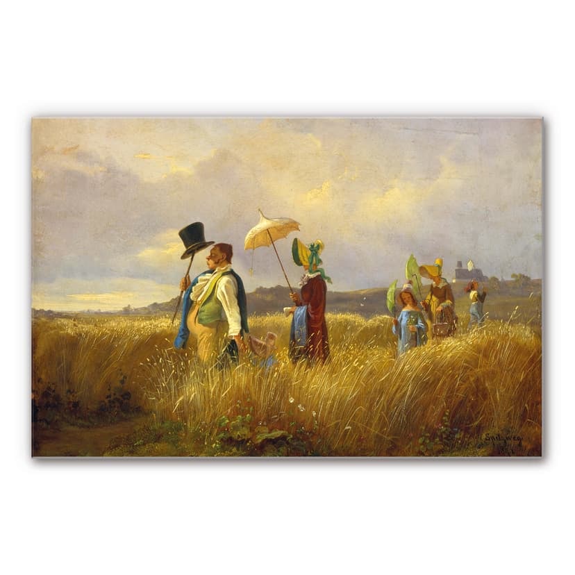 Stampa su Forex Spitzweg - La passeggiata domenicale