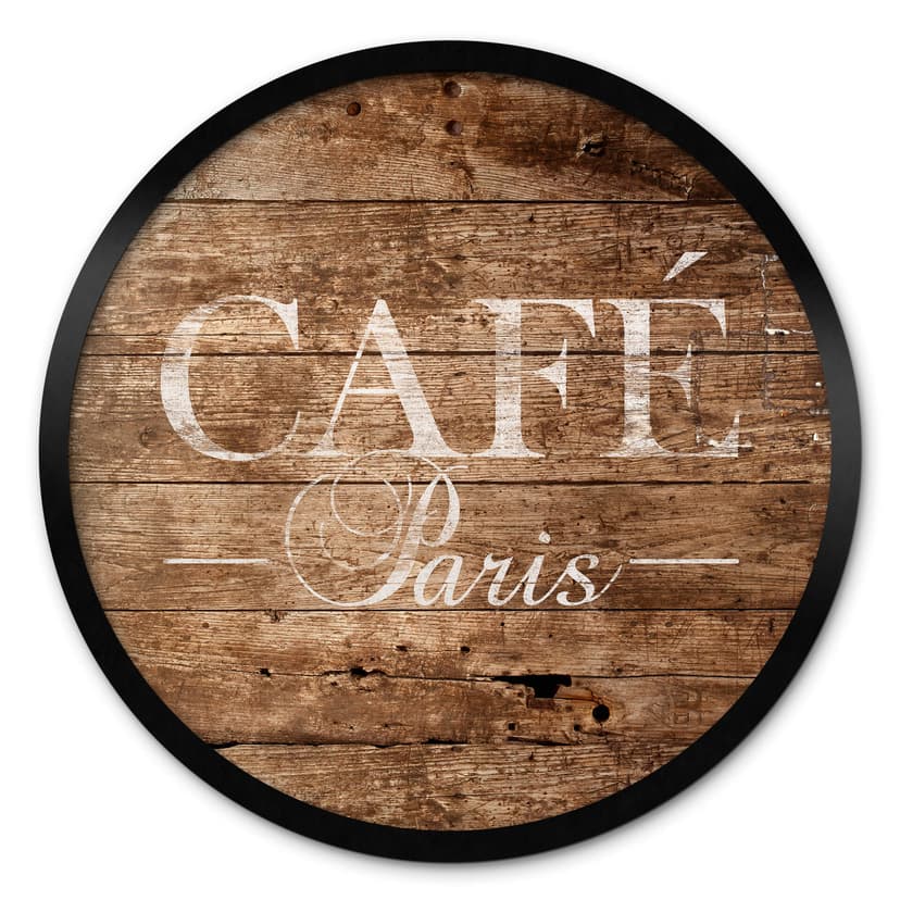 Poster Café Paris - Rotondo