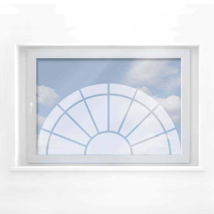 Decoro per finestra - Semicerchio ornamentale 2