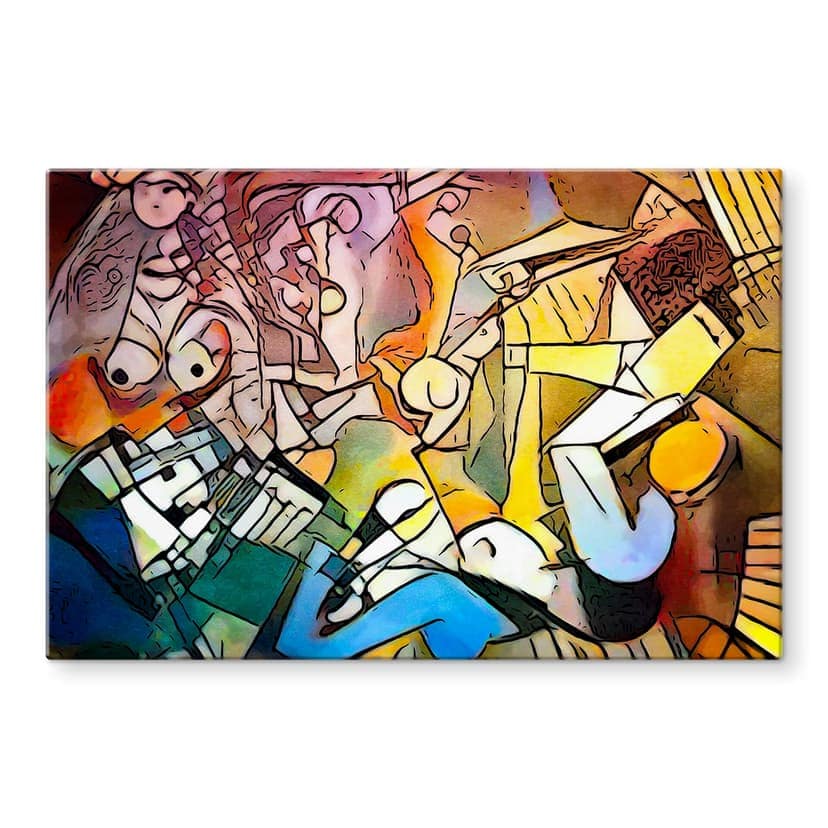 Stampa vetro Zamart - Omaggio a Picasso - Donna