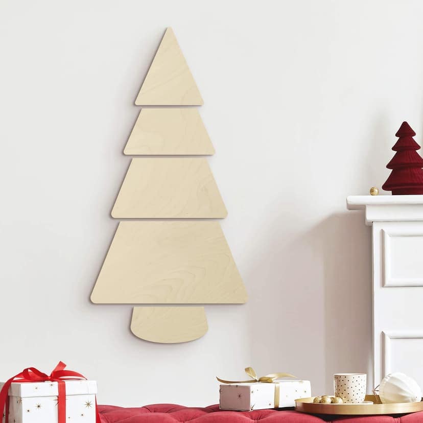 Decoro in legno Abete XXL - Albero di Natale
