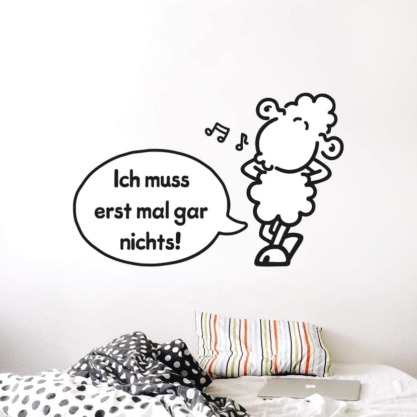 Wandtattoo sheepworld Worthelden Erst mal gar nich