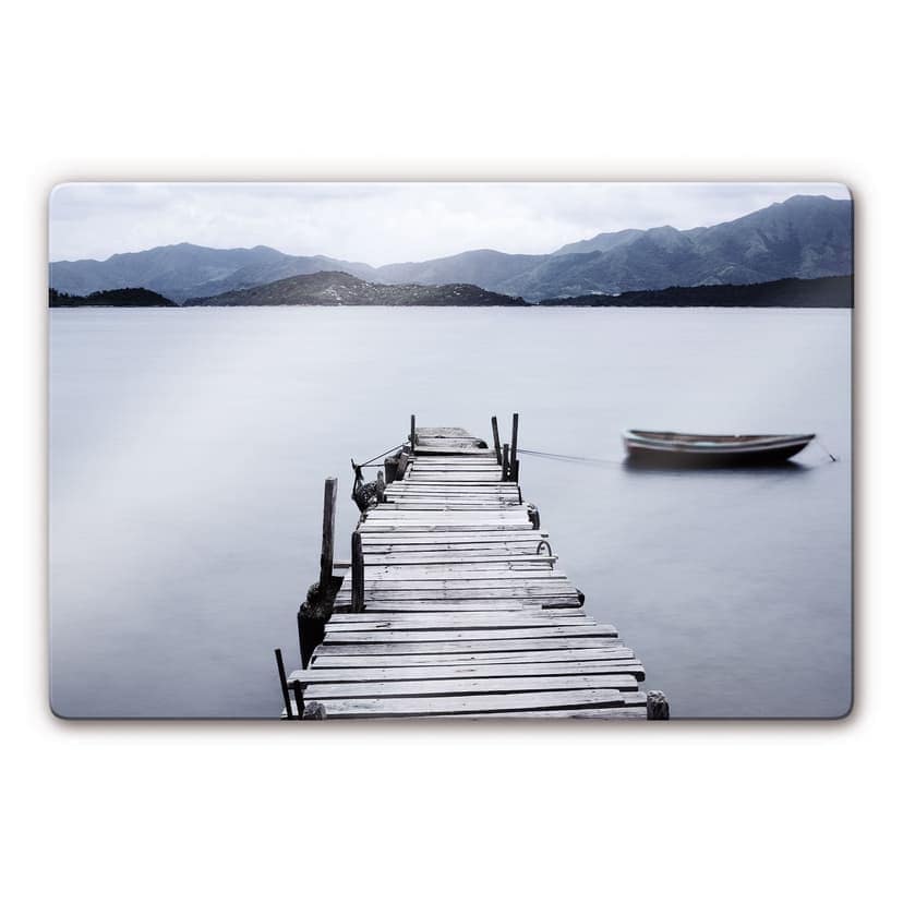 Stampa su vetro - Lago di montagna