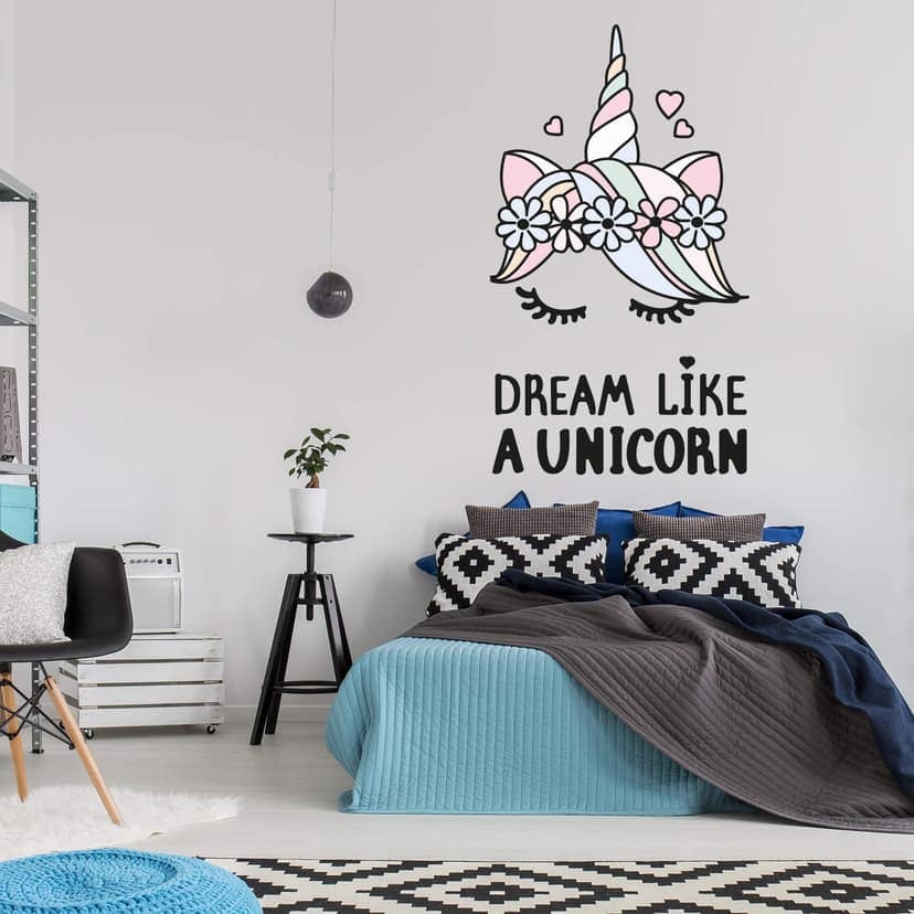 Adesivo murale Kvilis - Dream like a Unicorn