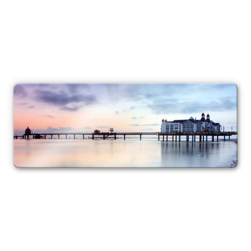 Il ponte sul mare a Sellin - panoramica