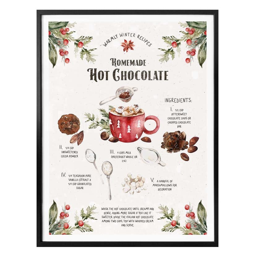 Poster - Homemade Hot Chocolate