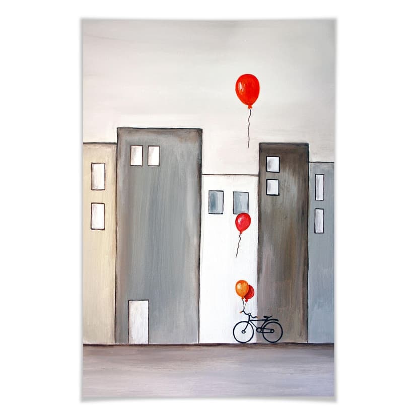 Poster Melz - Il venditore di palloncini