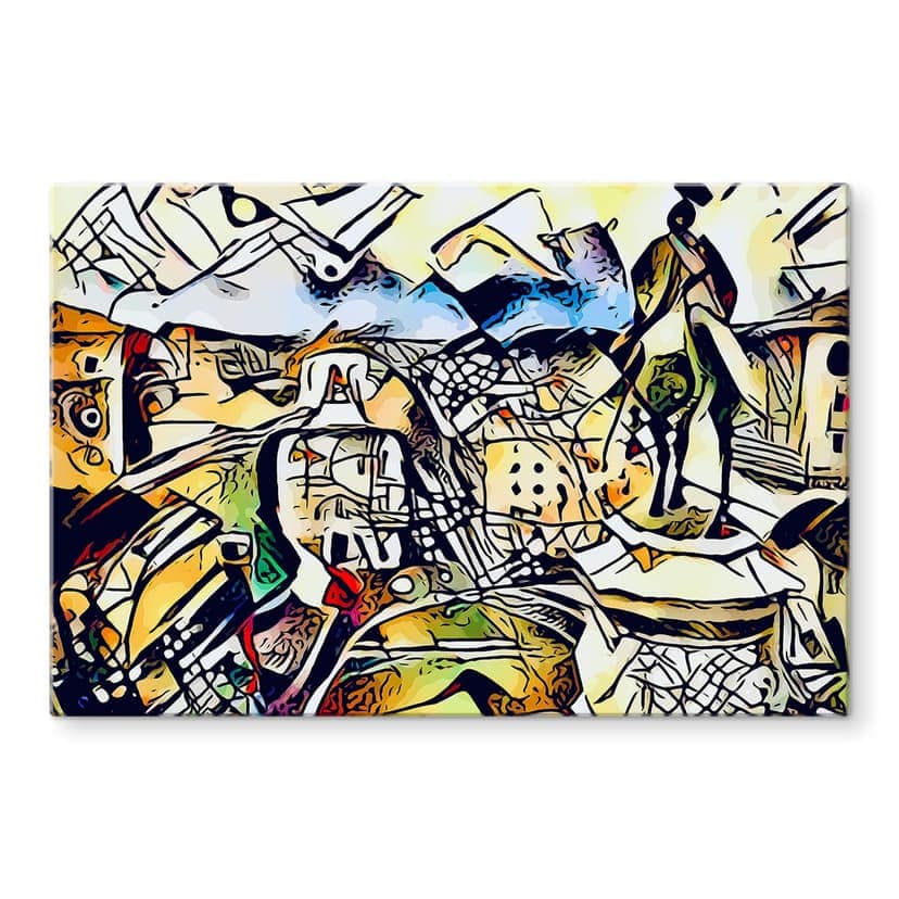 Stampa vetro Zamart - Kandinsky incontra Roma