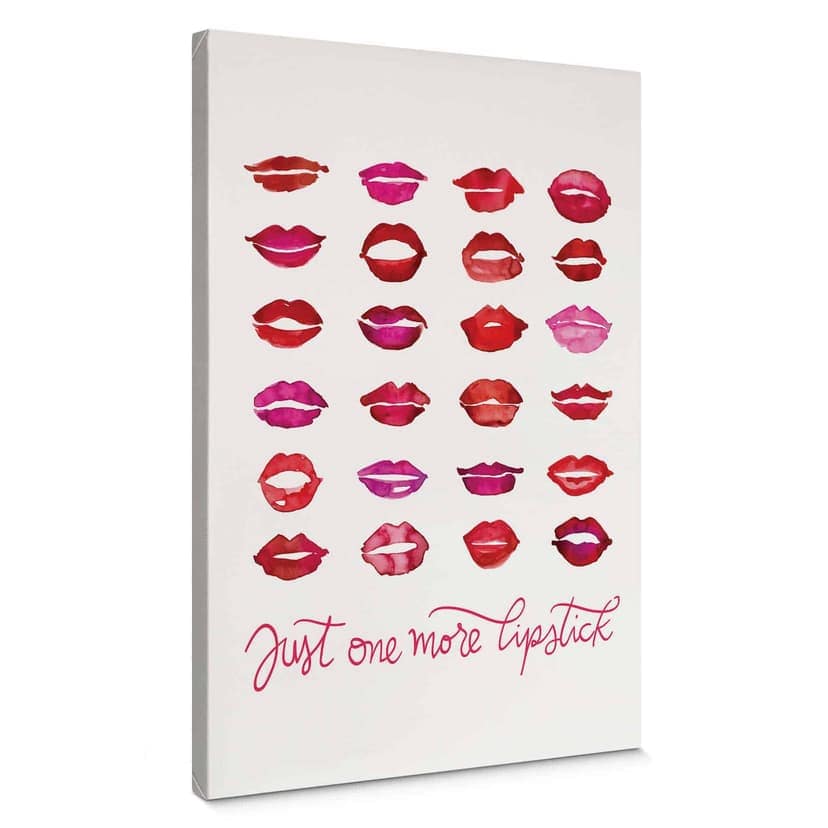 Stampa su tela Blursbyai - Just one more Lipstick