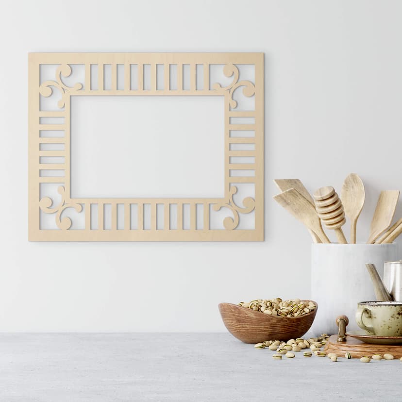 Decoro in legno - Cornice