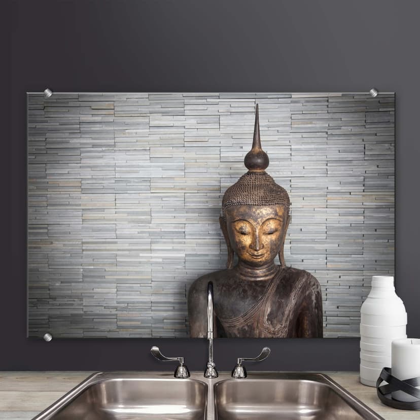 Pannello paraschizzi Buddha tailandese
