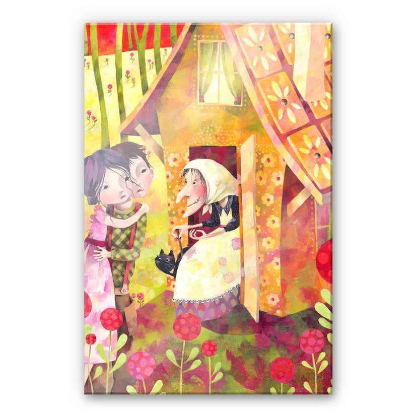 Stampa su vetro acrilico Blanz - Hansel e Gretel