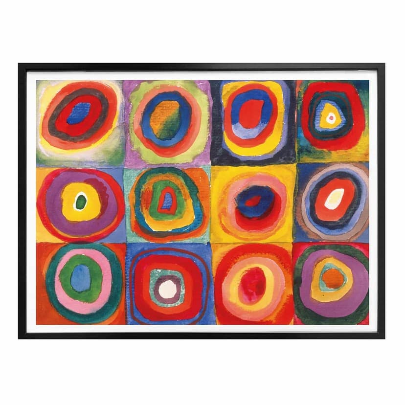 Poster Kandinsky - Studio a colori