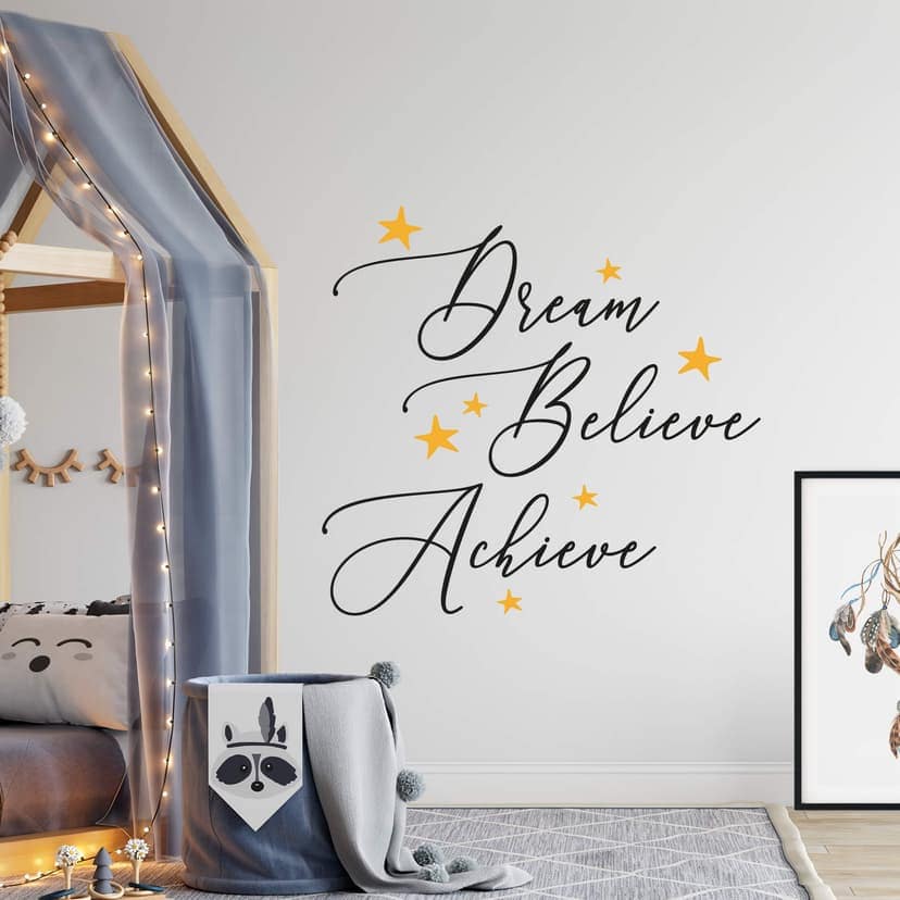 Adesivo murale - Dream Believe Achieve