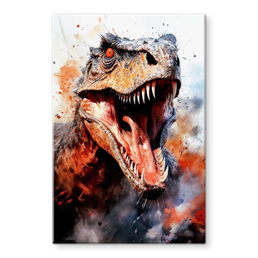 T-Rex in vetro: il volto selvaggio della preistoria - Jaszke