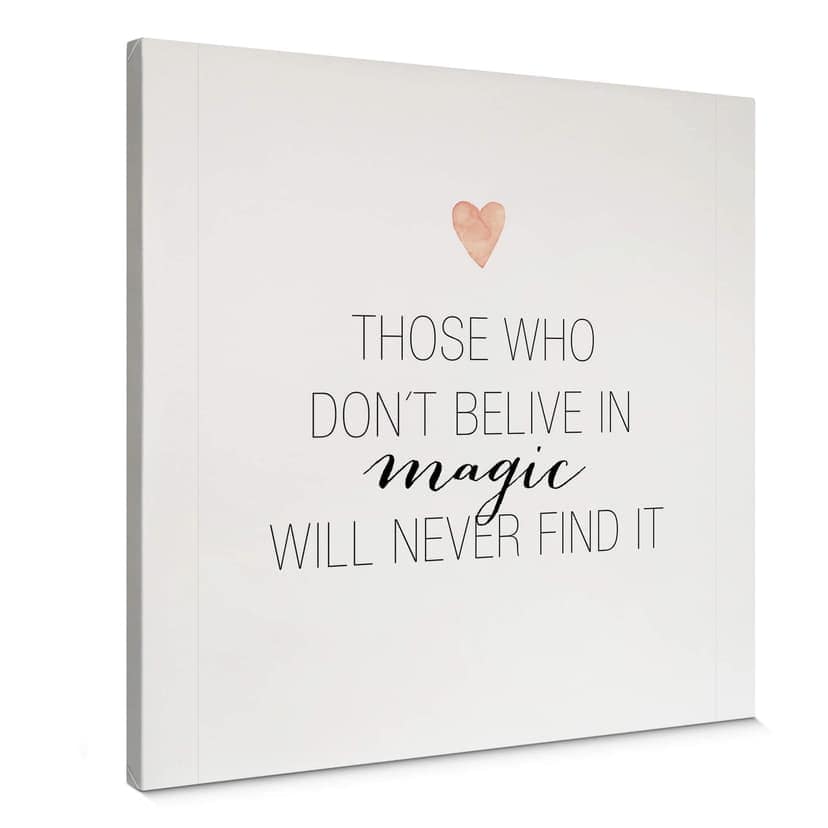 Stampa su tela Confetti & Cream - Believe in magic
