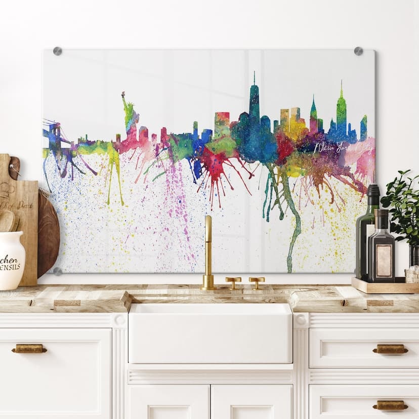 Pannello paraschizzi Bleichner - New York Skyline