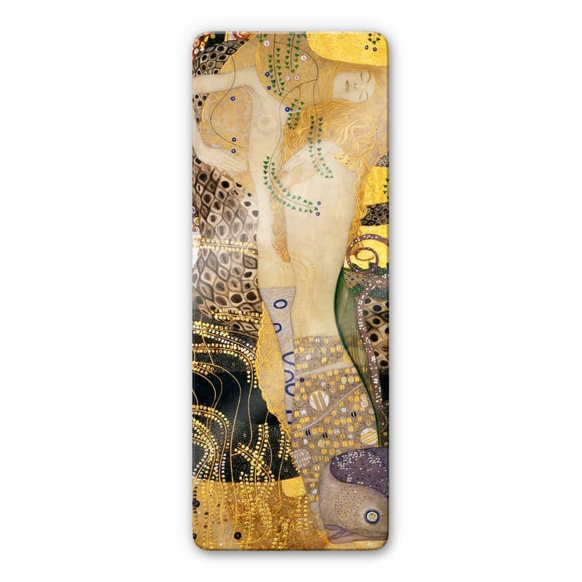 Stampa su vetro - Klimt - bisce d'acqua I