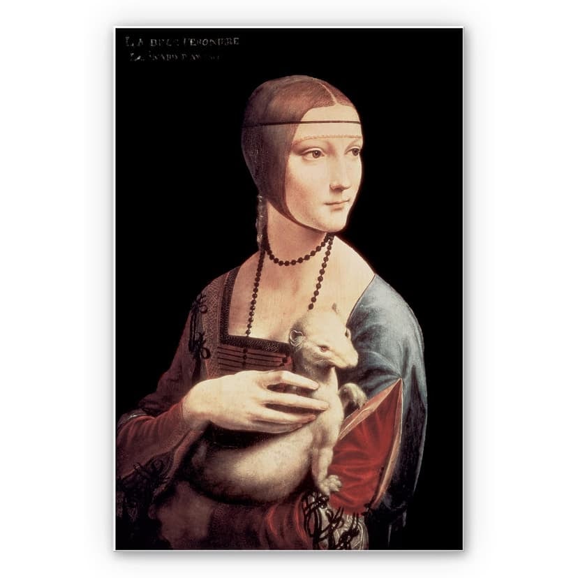 Stampa su Forex Da Vinci - La dama con l'ermellino