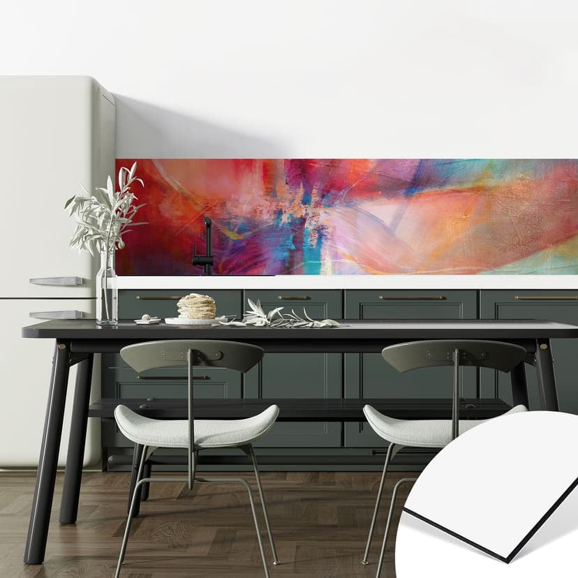 Rivestimento cucina Delicata nebbia di colore in movimento - Schmucker