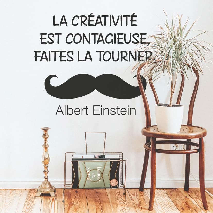Adesivo murale - La créativité est contagieuse... 02