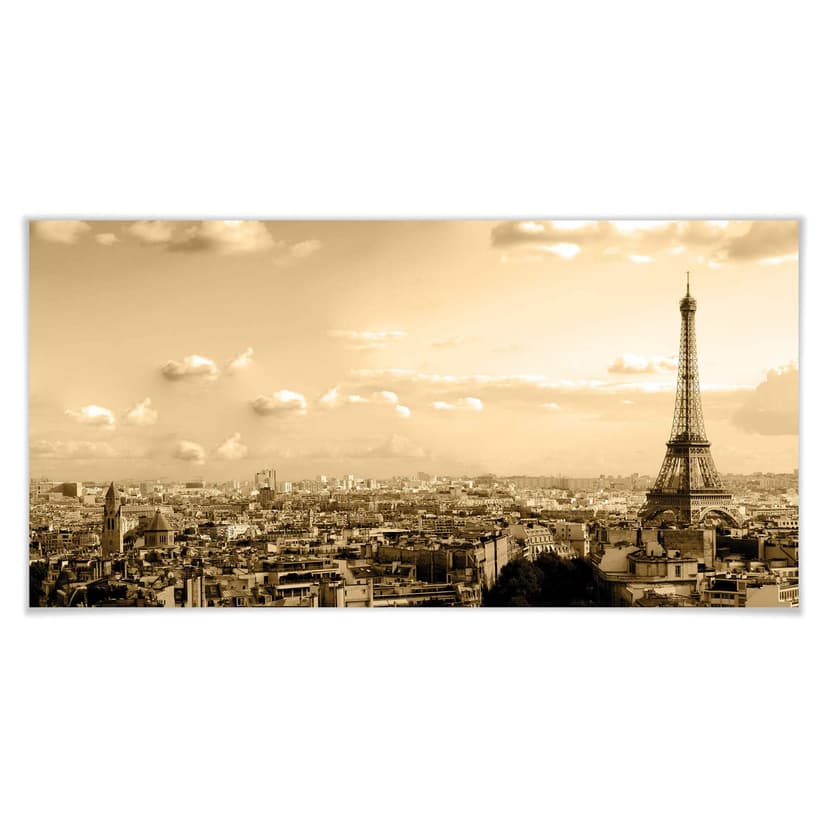 Poster - Parigi dall'alto - panoramica