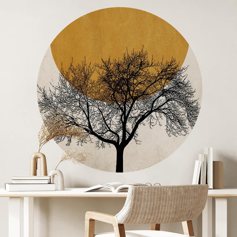 Adesivo murale Kubistika - Mattina d'inverno