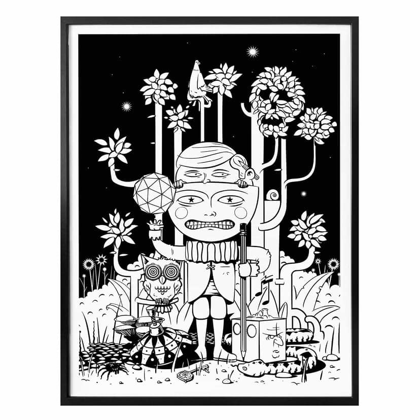 Poster – Drawstore – In the Woods