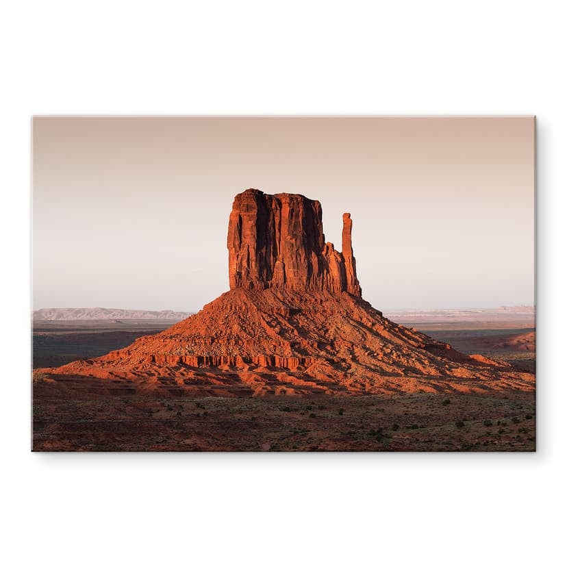 Stampa su vetro Formazione rocciosa nella Monument Valley - Hugonnard