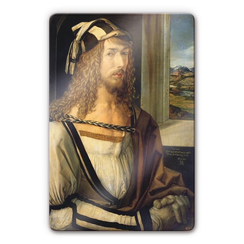 Dürer - Autoritratto con paesaggio
