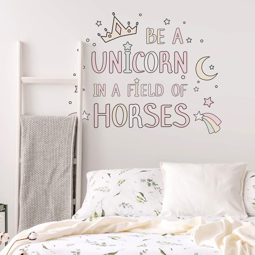 Adesivo murale Kvilis - Be a unicorn
